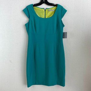 ANDREW MARC Blue Knee Length Dress NWT